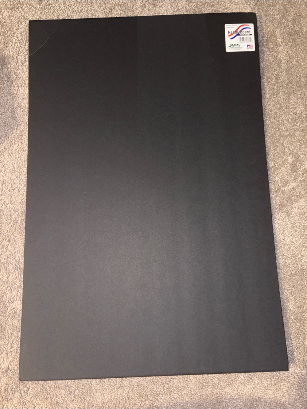 R L Adams Readi-Board Foam Board - Black 8 for price of 6